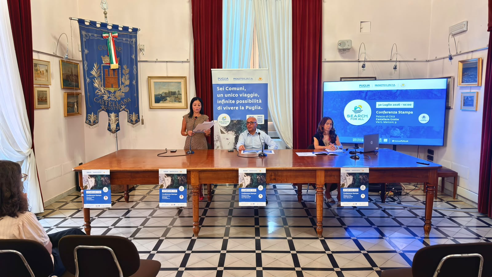 presentazione del progetto al comune di castellana grotte
